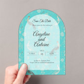 Secret d'Indochine luxury Chinoiserie pattern Acryleinladungen (Insitu (Handheld))