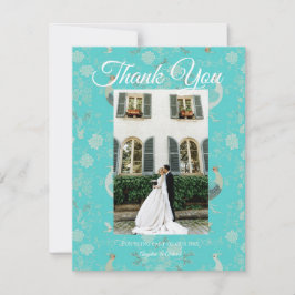 Secret d'Indochine Wedding Thank You Card Dankeskarte