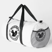 Secret Eichhörnchen Patch "Protected Your Nuts" Duffle Bag (Rechte Ecke)