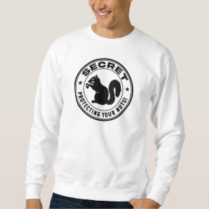 Secret Eichhörnchen Patch "Protected Your Nuts" Sweatshirt