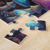 Secret Fairy Market Forest with Mushrooms & Tree Puzzle (Seite)