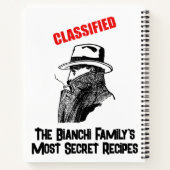 Secret Family Rezept Notebook Notizblock (Rückseite)