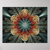 Secret Garden Abstraktes Fraktal Kunst, Dichtung u Poster (Vorne)