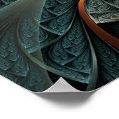 Secret Garden Abstraktes Fraktal Kunst, Dichtung u Poster (Ecke)