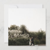 Secret Garden Blush Bloral Square Foto Vielen Dank Dankeskarte (Vorderseite)