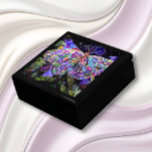Secret Garden Butterfly! Erinnerungskiste<br><div class="desc">Größe: Grosses 7.125" Quadrat mit 6" Tile Original digitale Kunst. **Der Geheimgarten gehörte zu den Finalisten des Wettbewerbs "Digitale Kunst" 2006,  der von der Artrom Galerie in Rom veranstaltet wurde.</div>