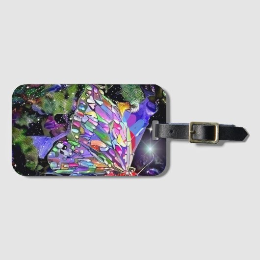 Secret Garden Butterfly Gepäckanhänger (Vorderseite (Horizontal))