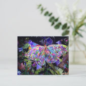 Secret Garden Butterfly Postkarte (Stehend Vorderseite)