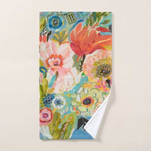 Secret Garden Floral III Badhandtuch Set (Handtuch)