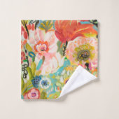 Secret Garden Floral III Badhandtuch Set (Waschlappen)