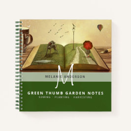 Secret Garden Green Thumb Gardeners Journal Notizblock