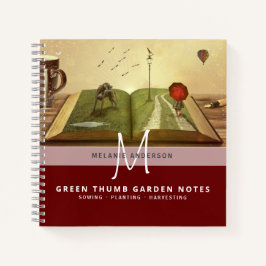 Secret Garden Green Thumb Gardeners Journal Notizblock