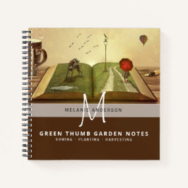 Secret Garden Green Thumb Gardeners Journal Notizblock