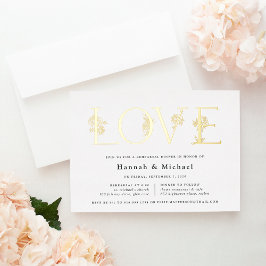 Secret Garden LIEBE Probe Abendessen Folieneinladung