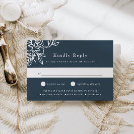 Secret Garden Meal Choice RSVP Card