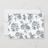 Secret Garden RSVP Card (Rückseite)