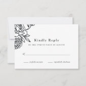 Secret Garden RSVP Card Karte (Vorderseite)