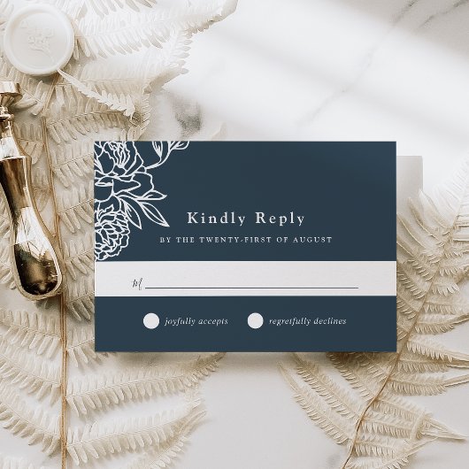 Secret Garden RSVP Card Karte