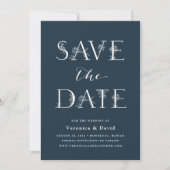 Secret Garden Save the Date Card (Vorderseite)