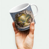 Secret Garden Stone Fairy Custom Photo Collage Kaffeetasse