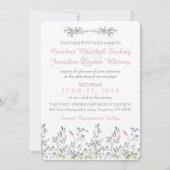 Secret Garden Watercolor Einladung (Vorderseite)