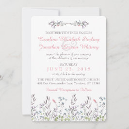 Secret Garden Watercolor Einladung