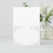 Secret Garden Wedded Faltencard Einladung (Stehend Vorderseite)