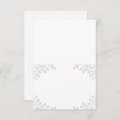 Secret Garden Wedded Faltencard Einladung (Vorne/Hinten)