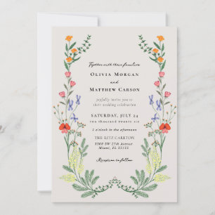 Secret Garden Wedding Einladung