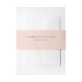 Secret Garden Wedding Einladungsbanderole (Vorderseite Beispiel)