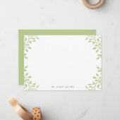 Secret Garden Wedding Stationery - Apple Mitteilungskarte (Vorderseite/Rückseite Beispiel)