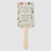 Secret Garden Wildblumen Hochzeitsrahmen 2 Fächer (Rückseite)