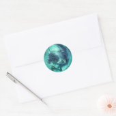 Secret Kisses Dark Mermaid Round Sticker (Umschlag)