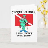 Secret Member SCUBA Steve Karte (Gelbe Blume)