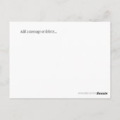 Secret Moonrise Garden Art Postkarte (Rückseite)