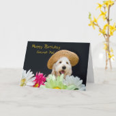 Secret Pal - Birthday Karte (Gelbe Blume)
