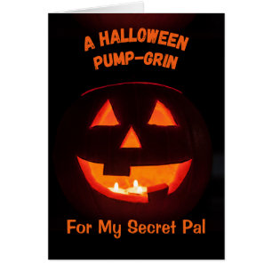 Secret Pal Halloween Niedlicher Jack o' Lantern