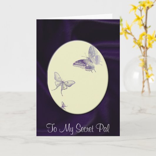 Secret Pal Karte (Gelbe Blume)
