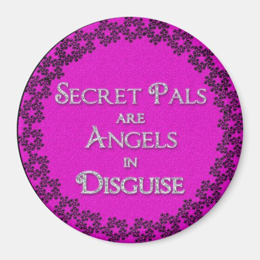 Secret Pal Magnet - Round (Vorne)