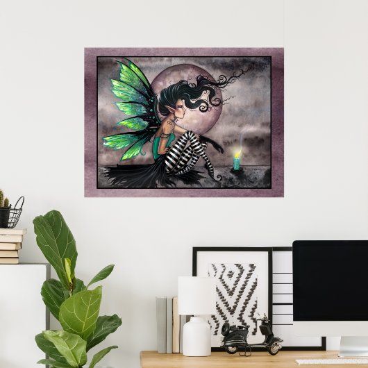 Secret Place Gothic Fairy Poster Print (Heimbüro)