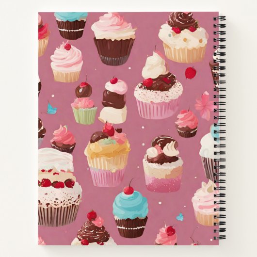 "Secret Recipes"-Notebook der Mama Notizblock (Rückseite)