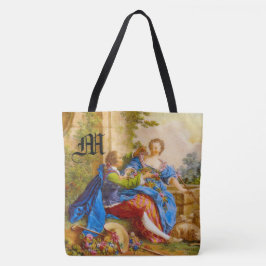 Secret Romance Girly Monogram Personalize Tasche