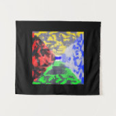 Secret Room Moderne Abstrakte, originelle und farb Wandteppich (Vorderseite (Horizontal))