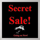 Secret Sale Poster Matte (Vorne)