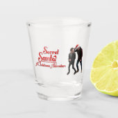 Secret Santa A Christmas Adventure Shot Glass Schnapsglas (Vorderseite)