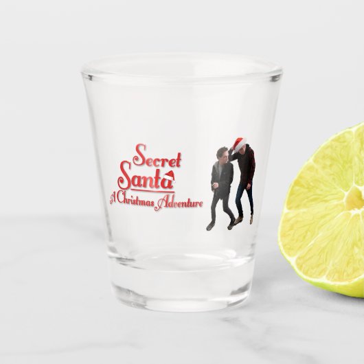 Secret Santa A Christmas Adventure Shot Glass Schnapsglas (Vorderseite)