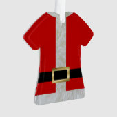 Secret Santa Anzug Personalisiert Ornament (Vorderseite)