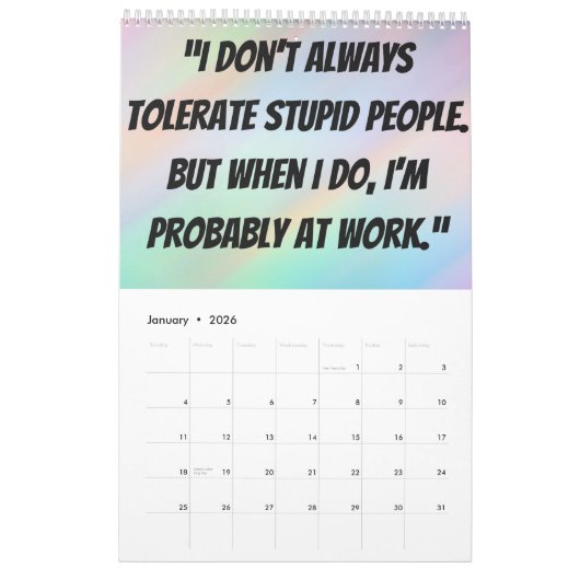 Secret santa Calendar Kalender (Jan 2026)