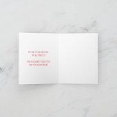 Secret Santa Christmas Custom Foto Card Dankeskarte (Innenseite)