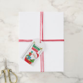 Secret Santa Christmas Geschenkanhänger (Mit Garn)